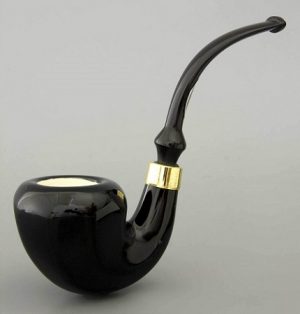 Zenith pipe - Rangoon facet - black