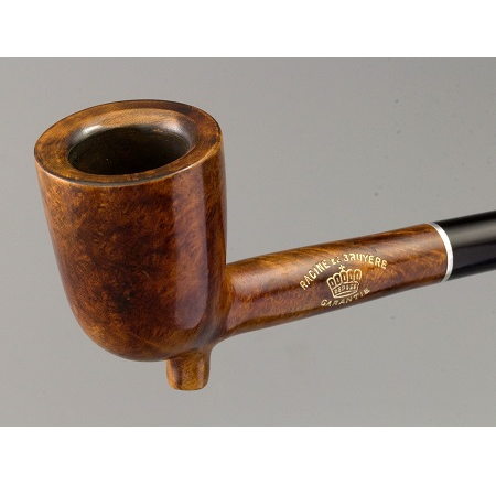 Dublin shape pipe with heel - brown