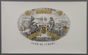 Flor de Cubeba cigar label